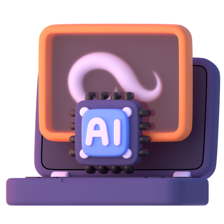 Ai Painting  3D Icon