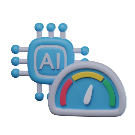 Ai Performance  3D Icon