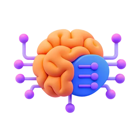 Pesquisa de IA  3D Icon