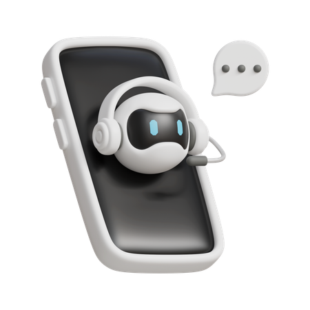 Ai phone  3D Icon