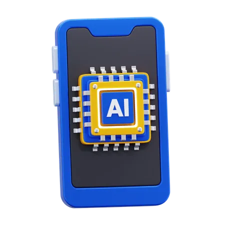 AI PHONE  3D Icon