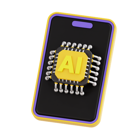 Ai Phone  3D Icon