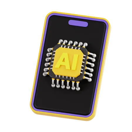 Ai Phone  3D Icon