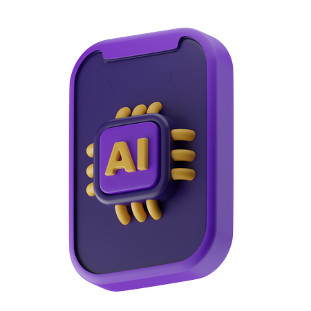 Ai phone  3D Icon