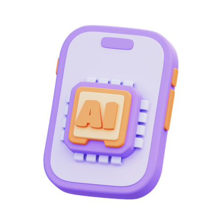 Ai Phone  3D Icon