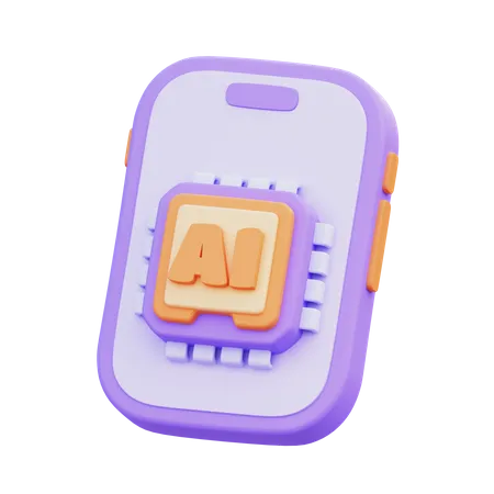 Ai Phone  3D Icon