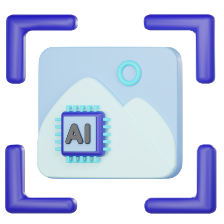 Ai Photo  3D Icon