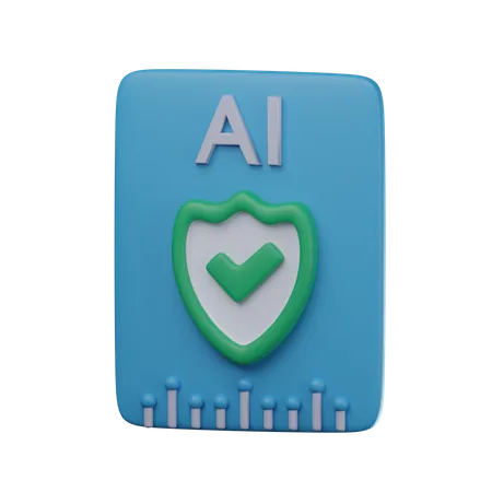 Ai Policy  3D Icon