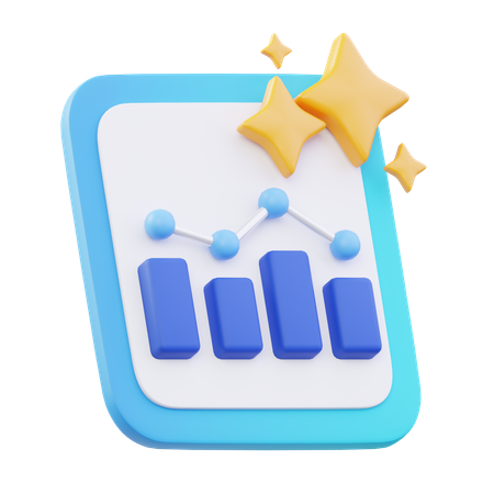 AI Predictive Analytics  3D Icon