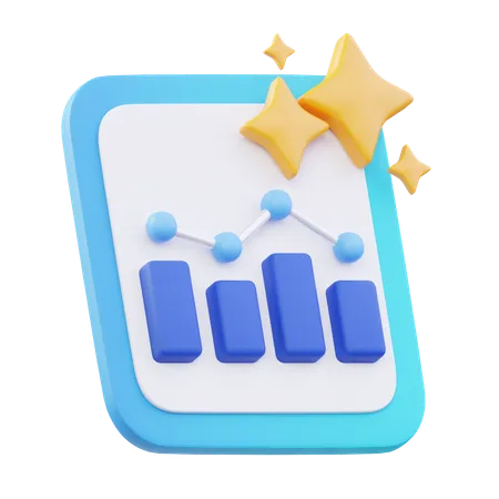 AI Predictive Analytics  3D Icon