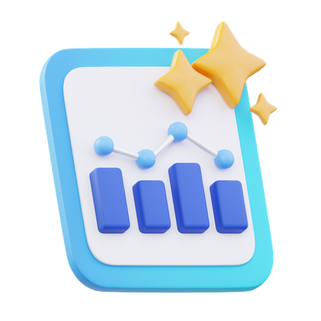 AI Predictive Analytics  3D Icon
