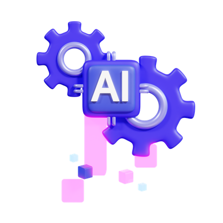 Ai Process  3D Icon