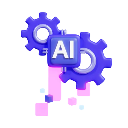 Ai Process  3D Icon