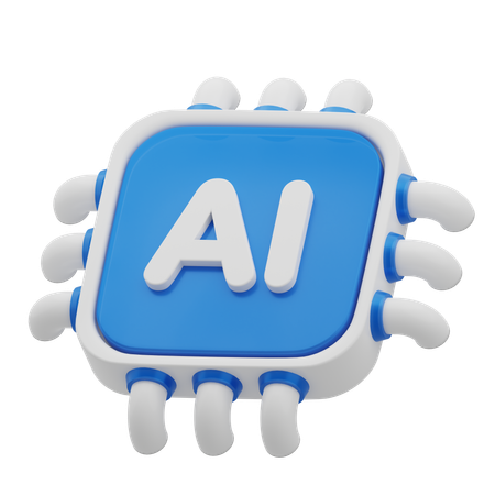 AI Processor  3D Icon