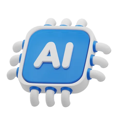 AI Processor  3D Icon