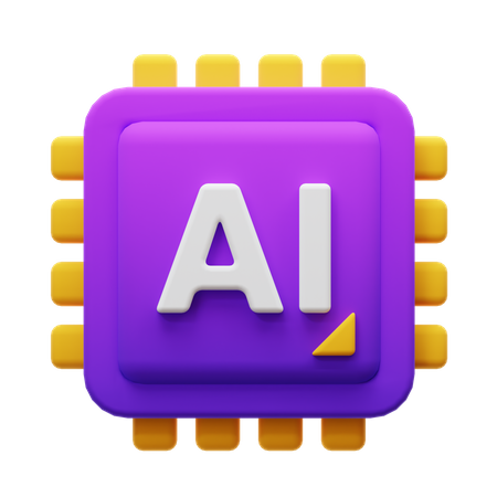 Ai Processor  3D Icon