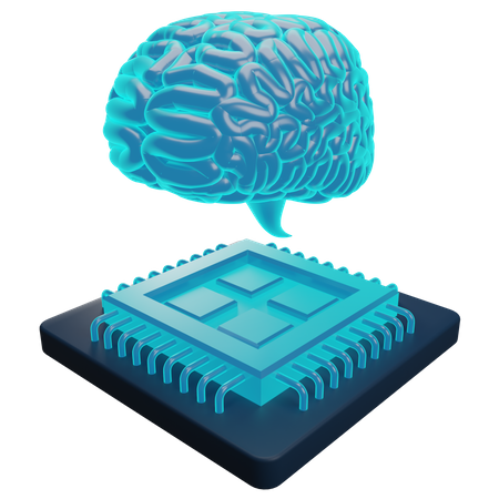 Ai Processor  3D Icon