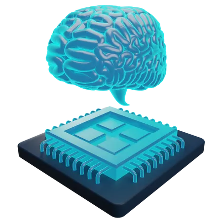 Ai Processor  3D Icon