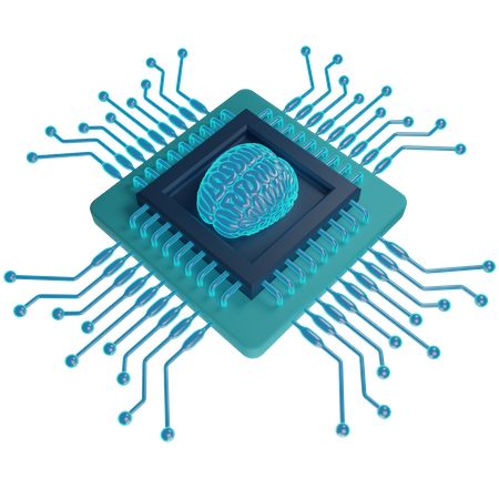 Ai Processor  3D Icon