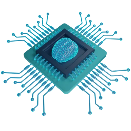 Ai Processor  3D Icon