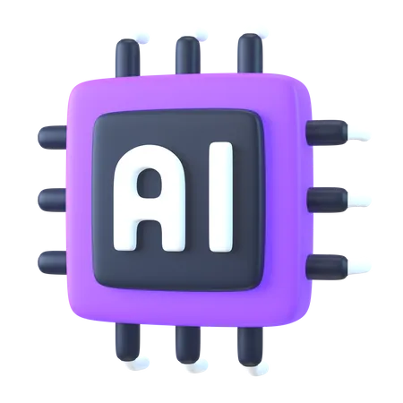 Ai Processor  3D Icon