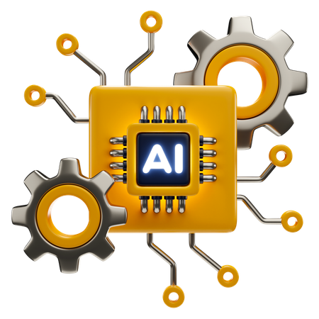 Ai Processor  3D Icon