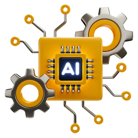 Ai Processor  3D Icon