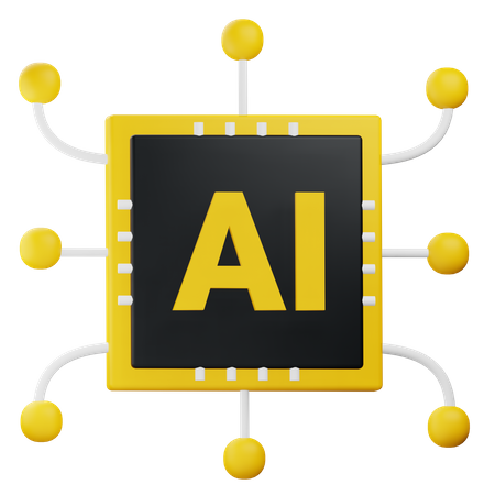 Ai Processor  3D Icon