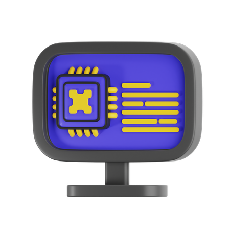Ai Program  3D Icon