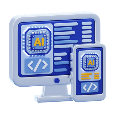 Ai Program  3D Icon