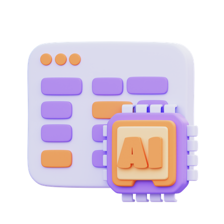 Ai Program  3D Icon