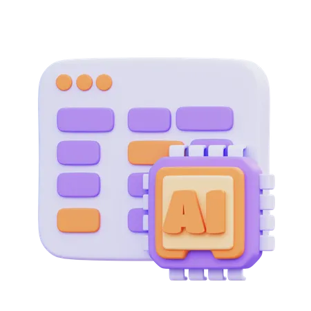 Ai Program  3D Icon