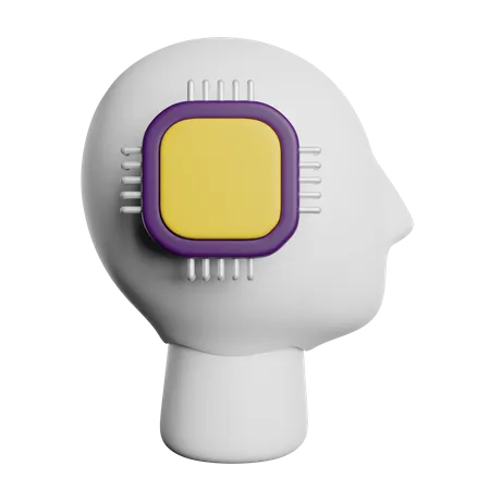 Artificial Intelligence Program 3D Icon