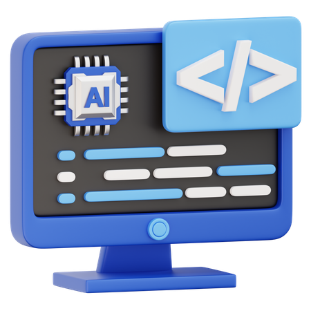 Programmation IA  3D Icon