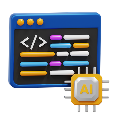 AI PROGRAMMER  3D Icon