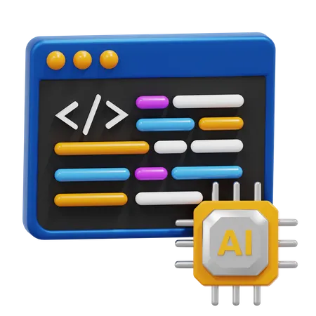 AI PROGRAMMER  3D Icon