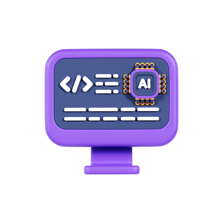 Ai Programmer  3D Icon