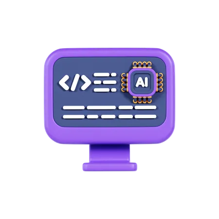 Ai Programmer  3D Icon