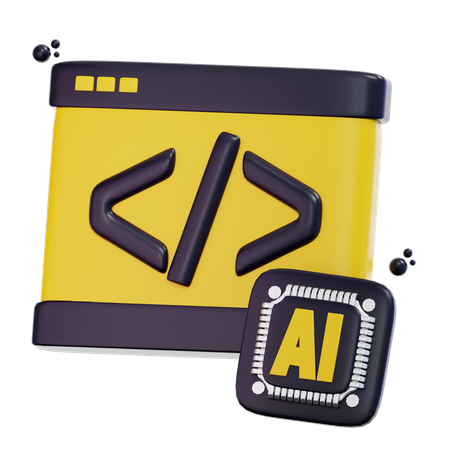 Ai Programming  3D Icon