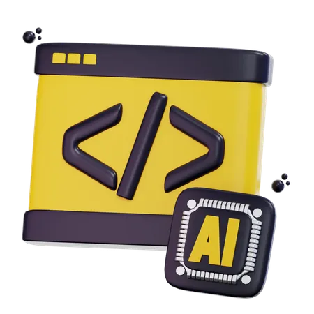 Ai Programming  3D Icon