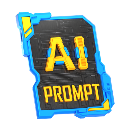 Ai Prompt  3D Icon