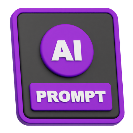 Ai Prompt  3D Icon