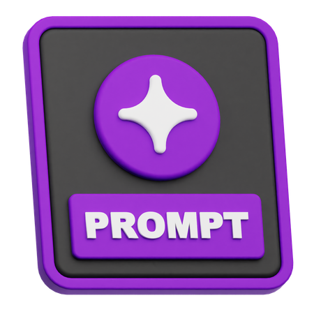 Ai Prompt  3D Icon