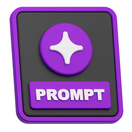 Ai Prompt  3D Icon