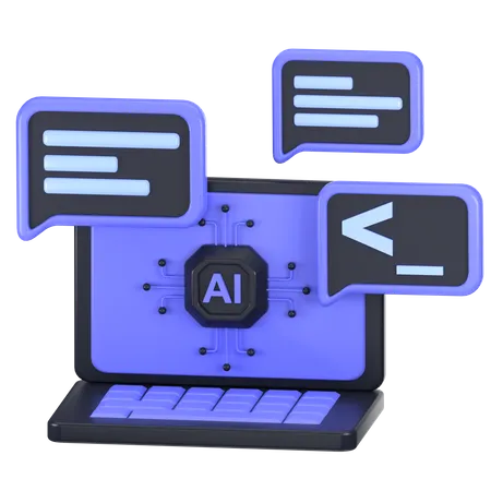 Ai Prompt  3D Icon