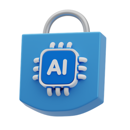 AI Protection  3D Icon