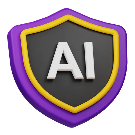 Ai protection  3D Icon