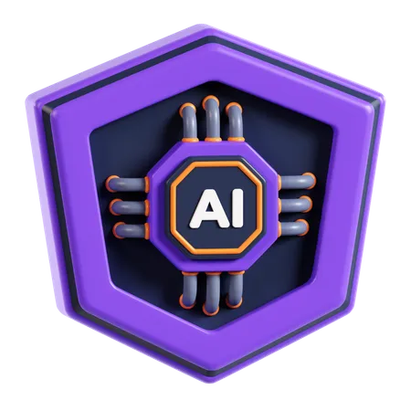 Ai Protection  3D Icon