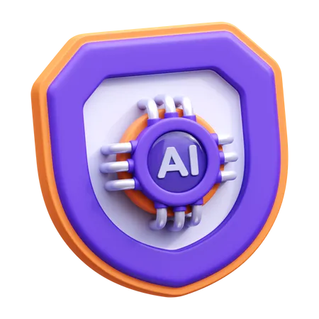 Ai Protection  3D Icon