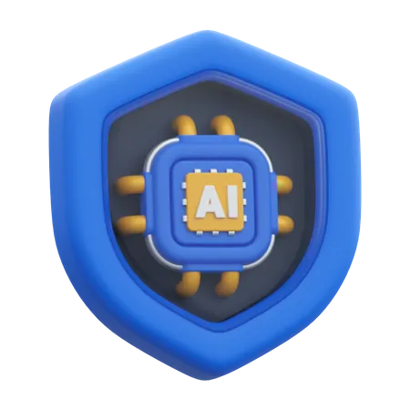 Ai Protection  3D Icon